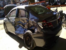 2014 HONDA CIVIC, GRAY, LX MODEL, 1.8L, AT.   A26331